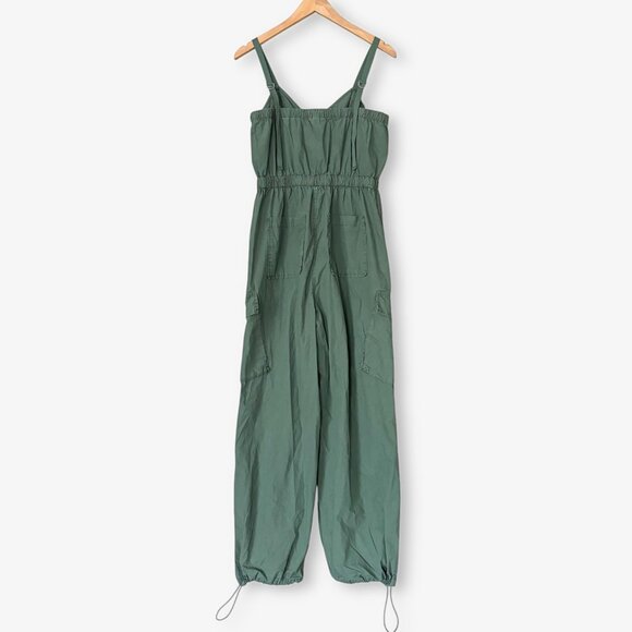 Universal Thread Maxi Cargo Jumpsuit Olive Green Size Small - Picture 14 of 15